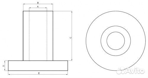 Втулка 80*160*80/100