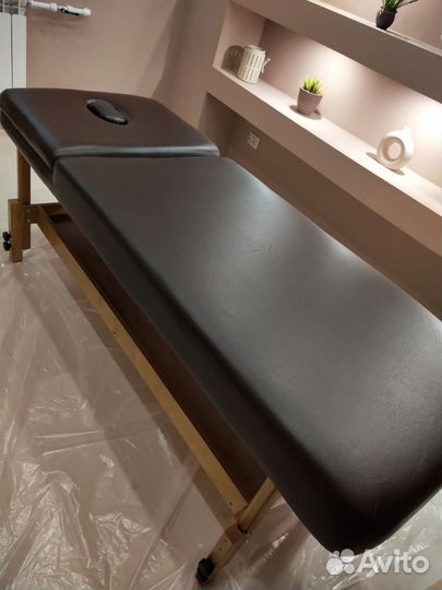 Массажный стол стационарный кушетка Comfort коричн