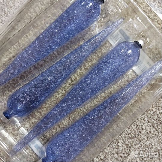 IKEA ёлочные игрушки сосульки