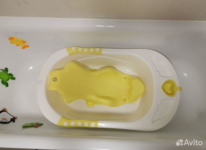 Ванночка с горкой для новорожденных