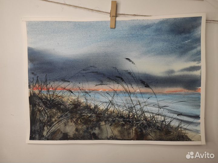 Картина акварель