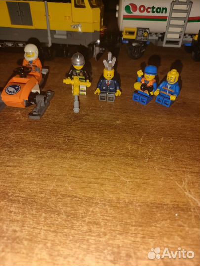 Lego city грузовой поезд