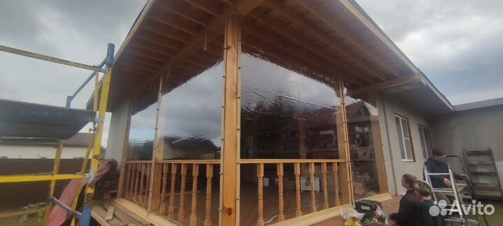 Мягкие окна для веранды