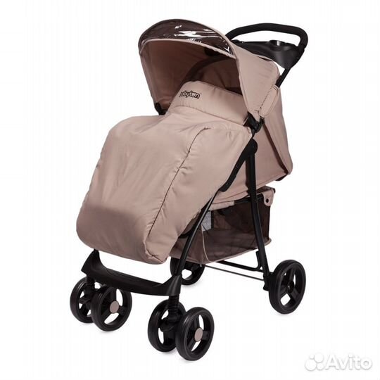 Коляска Бэби тон комфорт цвет капучино (бежевый)