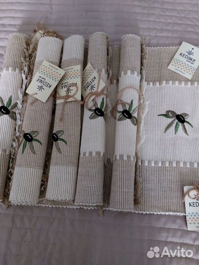 Салфетки сервировочные тканевые