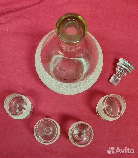 Графин СССР. Штоф для крепких напитков. Насыпное с