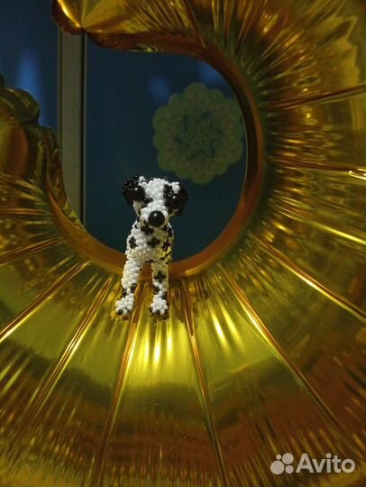 Амигуруми из бисера, далматинец 