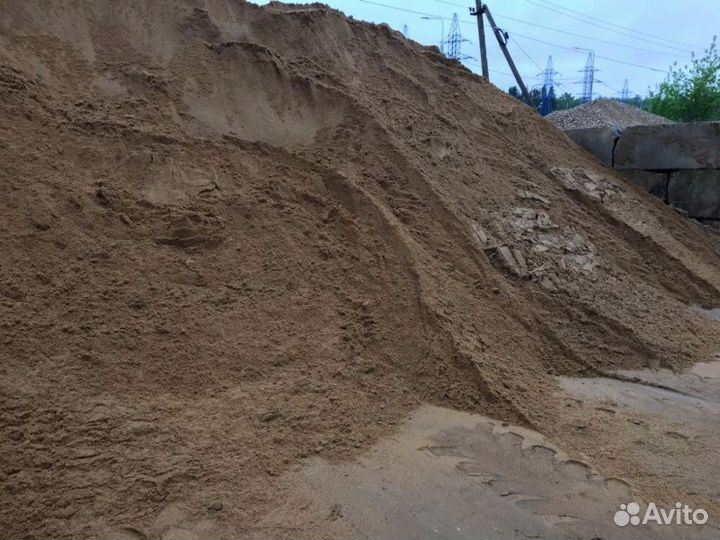 Песок карьерный