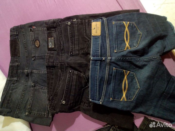 Верх джинс для рукоделия