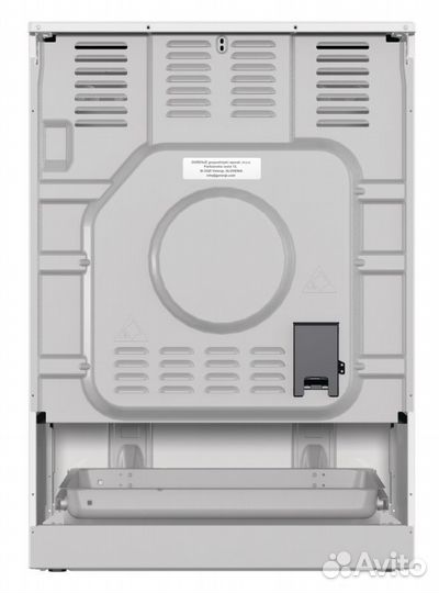 Плита Электрическая Gorenje gecs6C70WC белый/черны