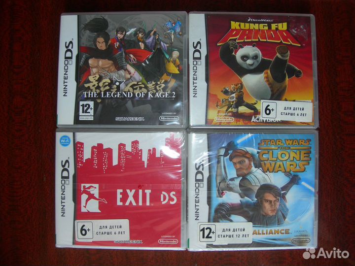 Картриджи для Nintendo DS новые