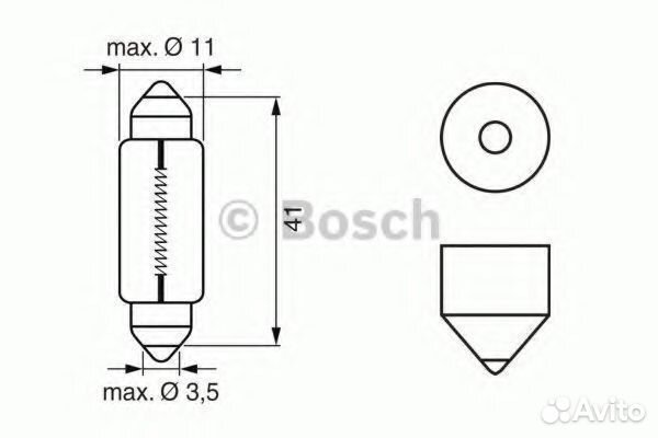 Лампа накаливания 1987302210 bosch