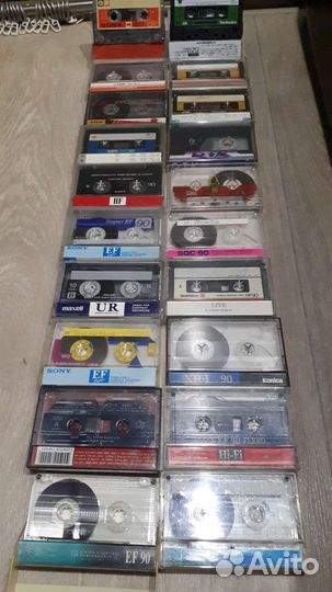 Аудио кассеты лотом 20шт