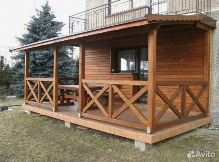 Веранда под ключ