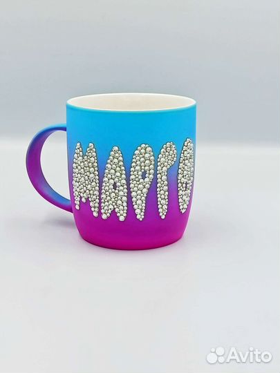 Кружка со стразами