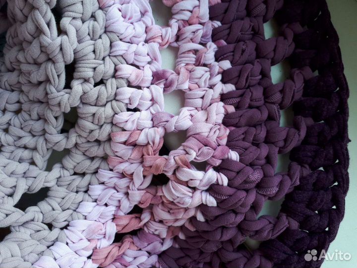 Вязаный ковёр