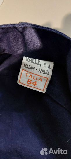 Кепка испанских офицеров размер 54(испанский)