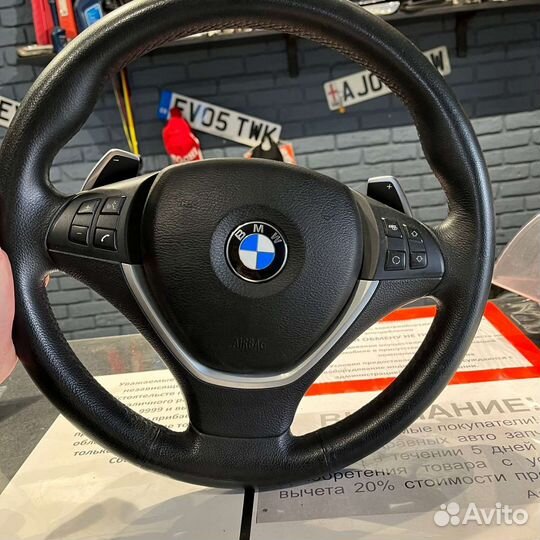 Руль спорт бмв х5 х6 2012г
