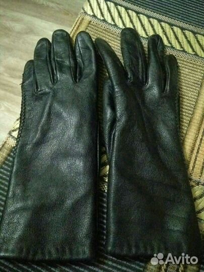 Перчатки кожаные