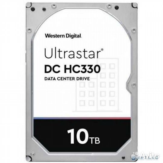 10Tb WD Ultrastar DC HC330 SAS 12Gb/s, 7200 rpm, 2
