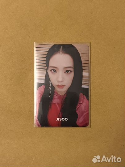 Карта Джису blackpink square up