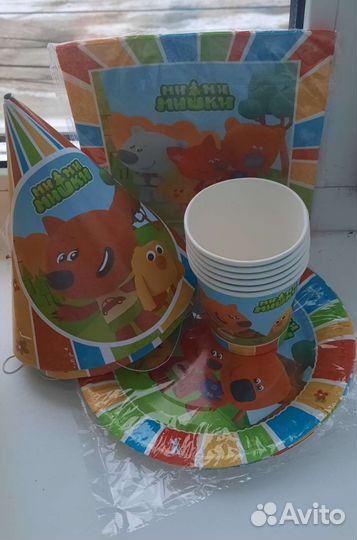 Набор посуды для праздника мимимишки