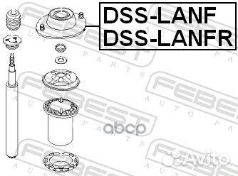 Опора амортизатора левая chevrolet lanos DSS-lanf