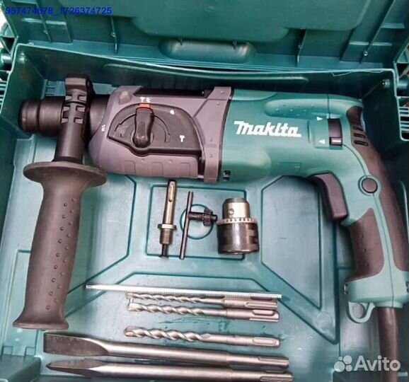 Мощный перфоратор Makita HR2470X15 (Арт.62083)