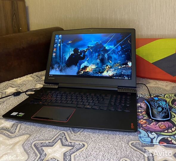 Игровой Lenovo GTX 1050, 16GB, i5-7300H, SSD