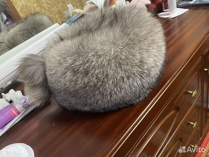 Шапка песец размер 56