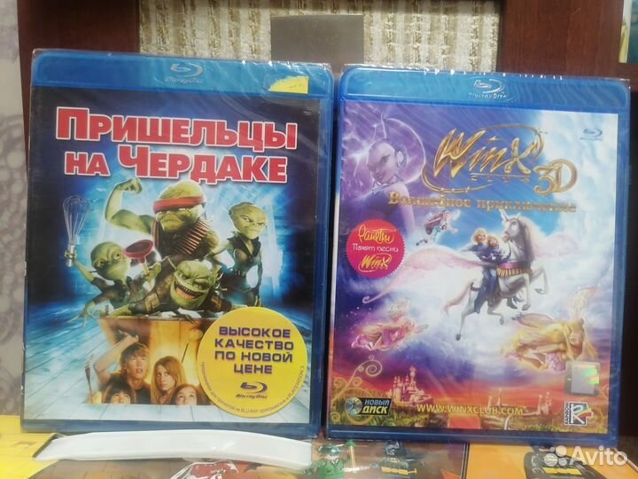 Bluray диски, кино, мультфильмы