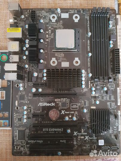 Материнская плата с процессором