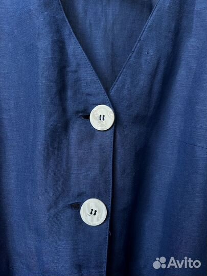 Комбинезон льняной короткий Mango