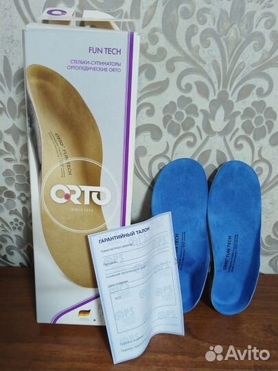 Стельки супинаторы ортопедические новые orto орто