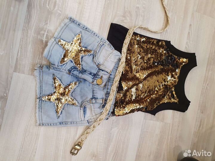 Костюм шорты и топ