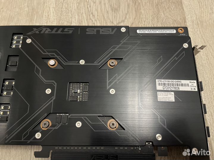 Игровая видеокарта asus strix GTX 1060 6Gb gddr5