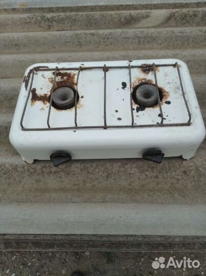 Настольная газовая плита 2 конфорки