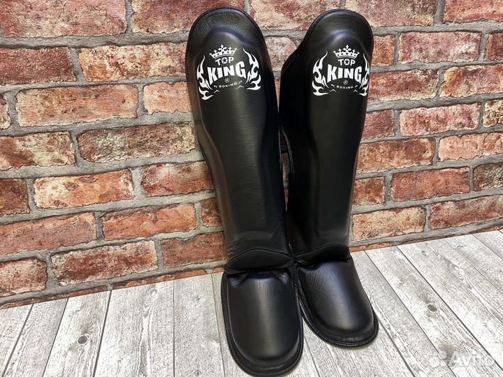 Защита ног Top King Boxing Black
