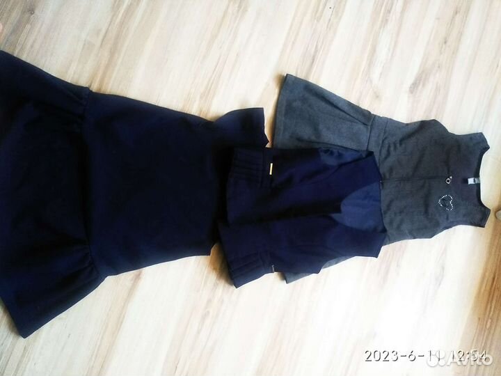 Школьная форма для девочки 122 128 синяя