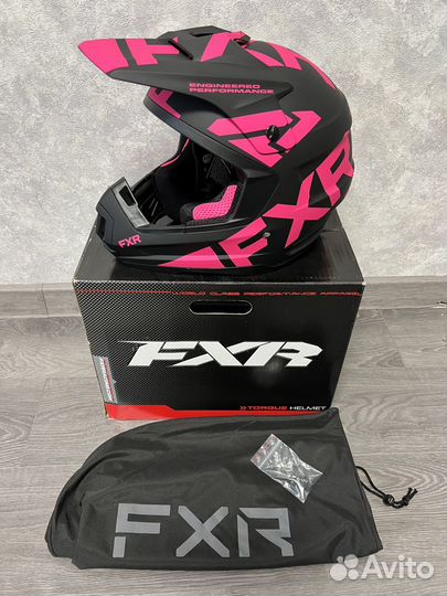 Шлем FXR Torque Team (XS, Black / Pink)