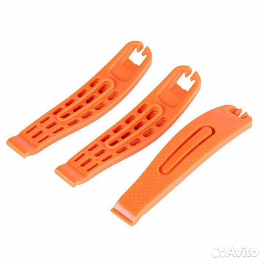 Набор Вело тт лопатки шиномонтажные нейлон (3шт) оранжевые KL-9720W