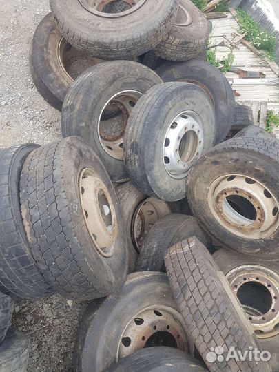 Колёса Резина с дисками Камаз евро Китайка