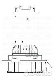 Резистор э/вент. отоп. для а/м Лада Vesta NG 23