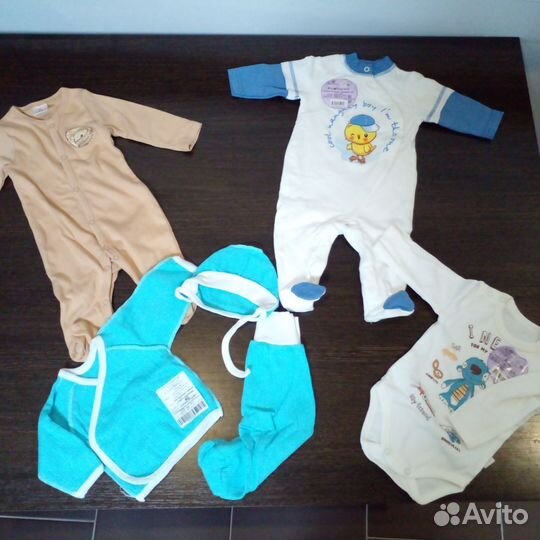 Одежда пакетом (новая) для мальчика 56-68