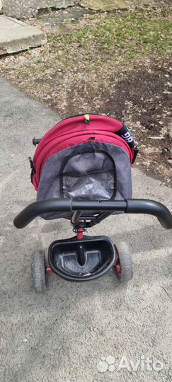 Велосипед коляска трехколесный с ручкой berger