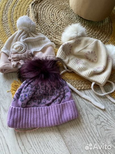 Шапка для девочки 52 54