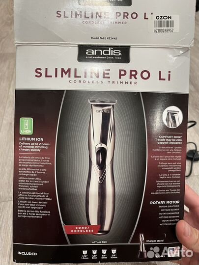 Запчасти на триммер andis slimline pro li d8