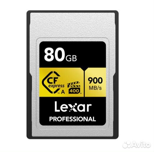 Новая карта памяти Lexar CFexpress type a, 80 Гб