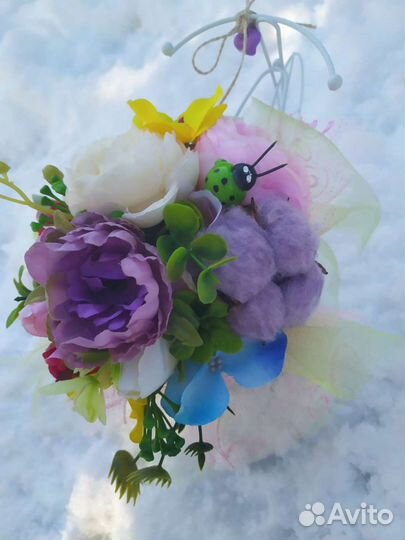 Цветочный велосипед