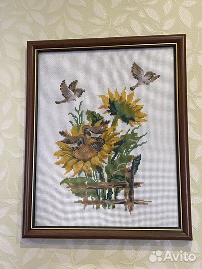 Вышивка крестиком готовая работа